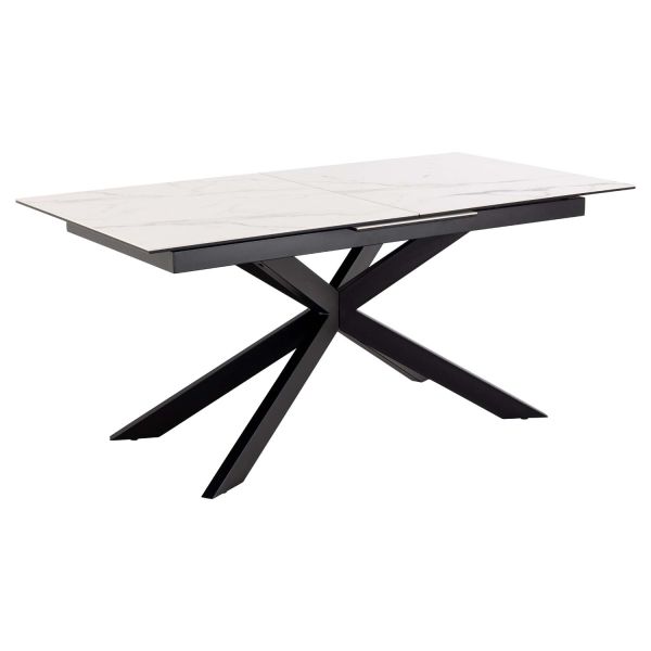 Ēdamistabas galds IRWINE 168/210x90xH76cm, balts