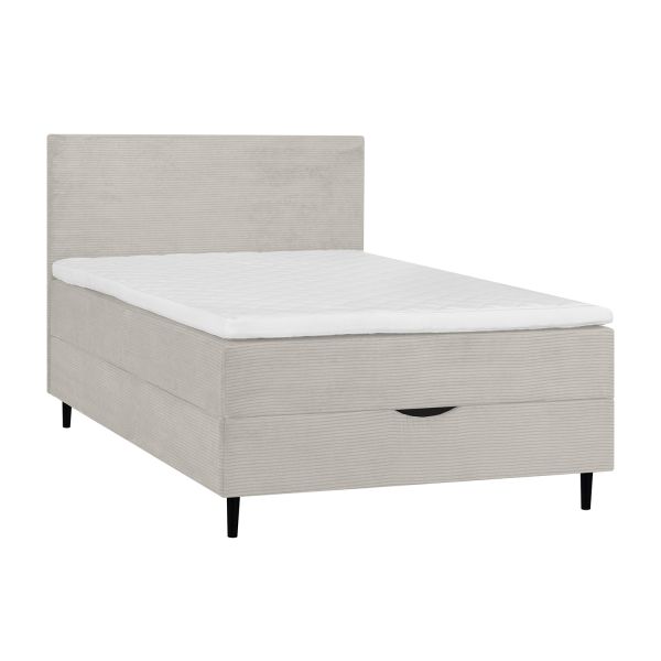 Continental bed LAARA 140x200cm, beige