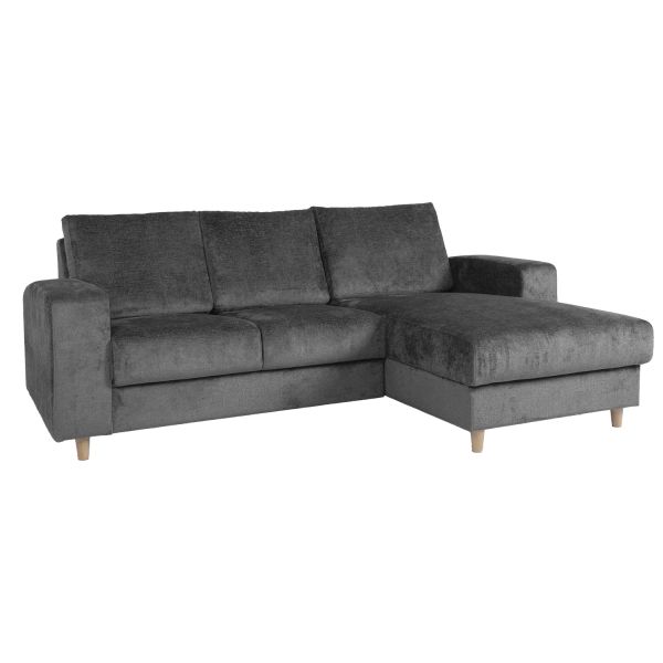 Corner sofa KARL RC, grey
