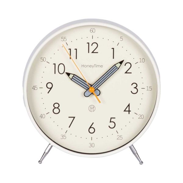 Pulkstenis TIMELINE H20cm, balts