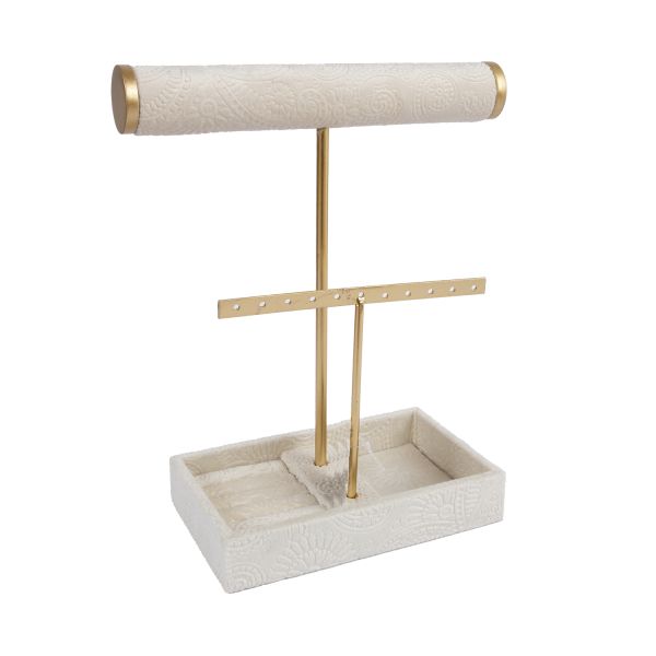 Juvelierizstrādājumu statīvs ARIADNE H25cm, balts