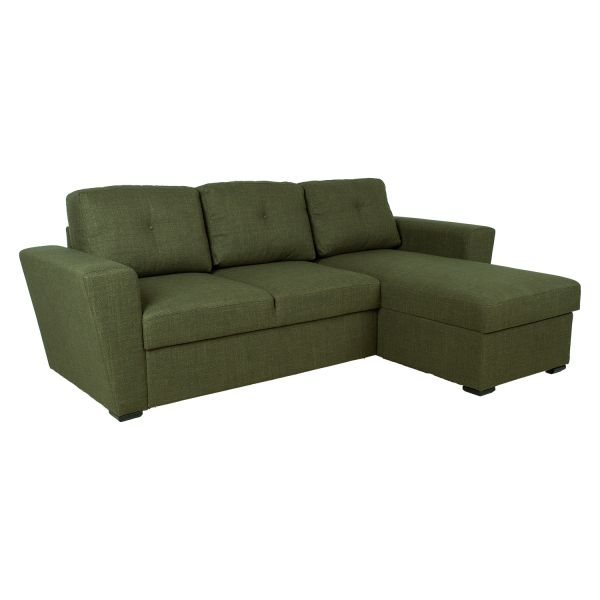 Corner sofa bed WHITBY green