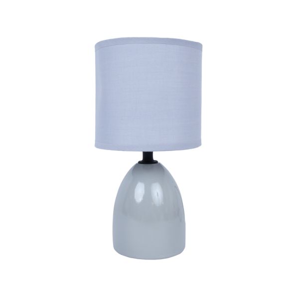Galda lampa LUNAR H23cm, pelēka