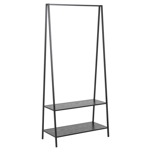 Clothes rack SEAFORD 77x37xH165cm, black