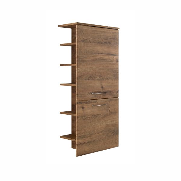 Augsts vannas istabas skapis 943, 50x33xH123cm, ozols