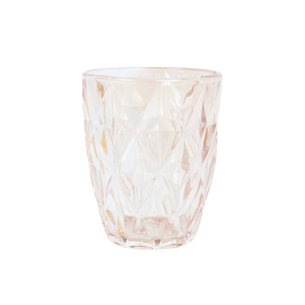 Drinking glass CORAL 250ml, golden shine