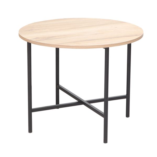 Kafijas galdiņš HANNES 60x60xH48cm, zemniecisks melamīns