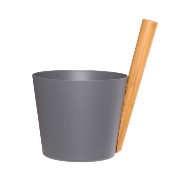 Sauna Bucket RENTO GREY 5L