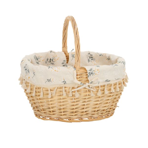 Basket WILLI EMMA 42x31xH23/38cm