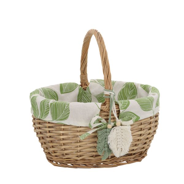 Basket WILLI MIRO 33x25xH17/34cm
