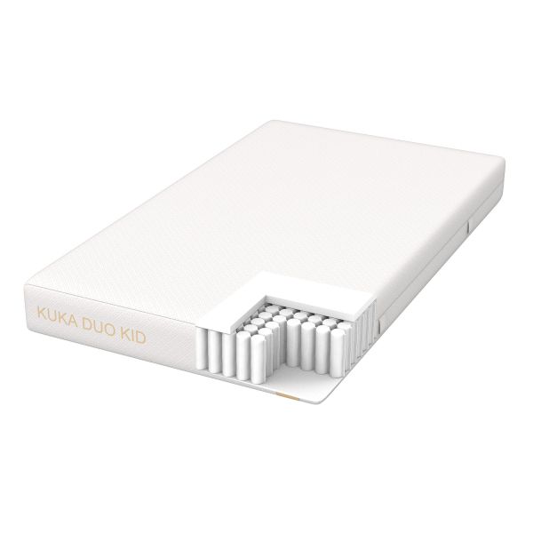 Spring mattress KUKA DUO KID 90x200xH15cm