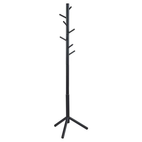 Coat rack BREMEN H176cm, black