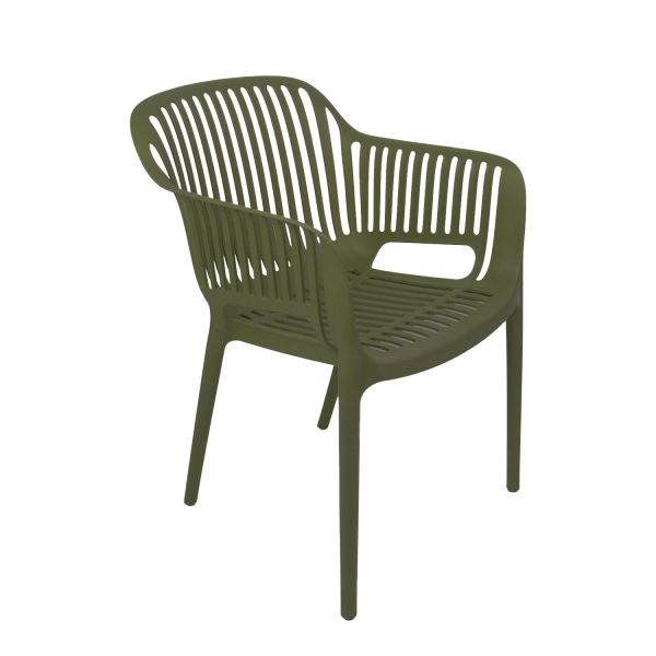 Chair POPPY green plastic