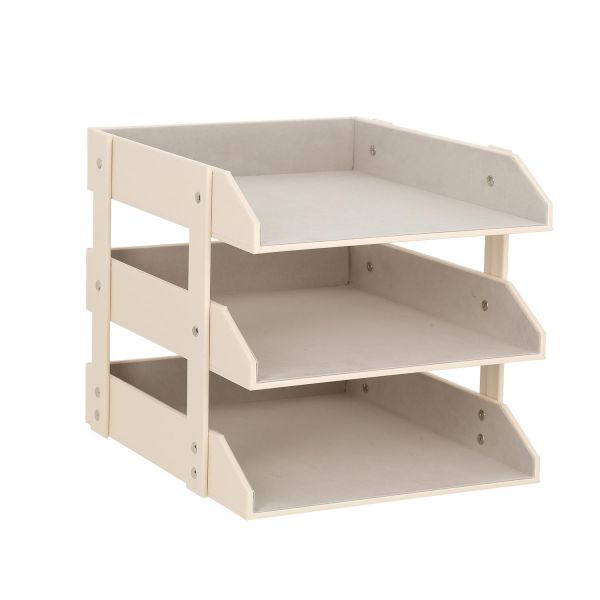 Document drawer  WILMA 28x35xH27cm, cream