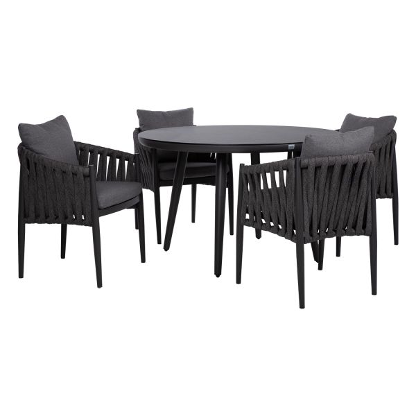 Garden furniture set BRISTOL table and 4 chairs