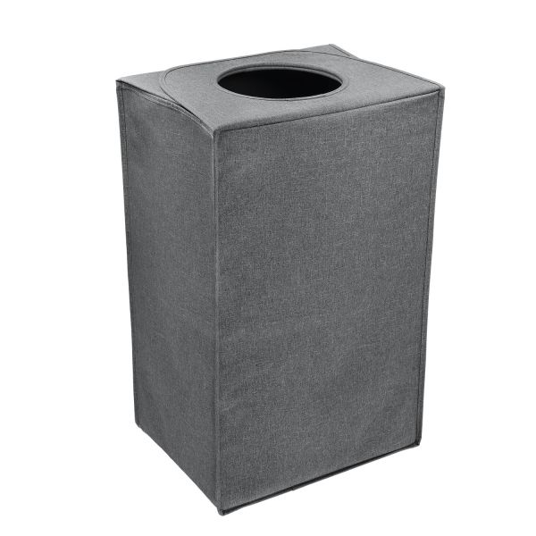 Laundry basket MAX DAY 40x30xH63cm, dark grey