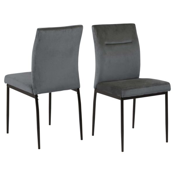 Chair DEMI dark grey