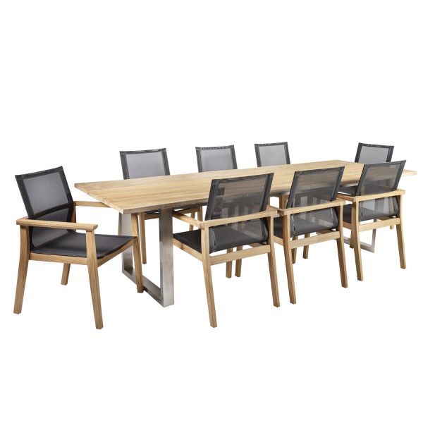 Dining set NAUTICA with 8 chairs