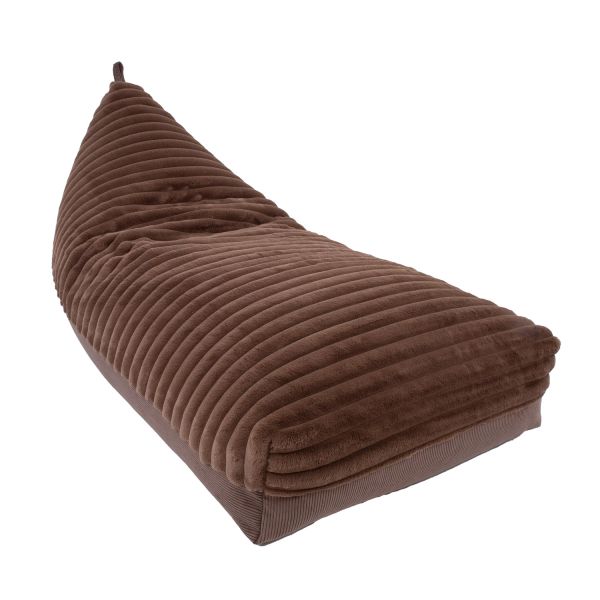 Bean bag FJORD 130x80x20/70cm, brown