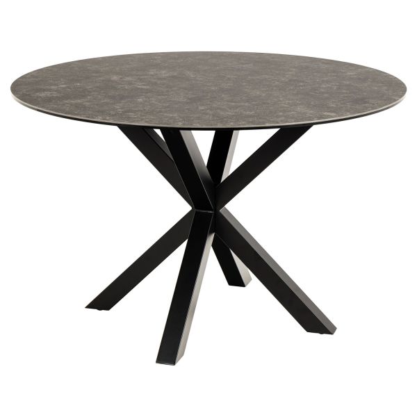 Dining table HEAVEN D119xH75,5cm, black