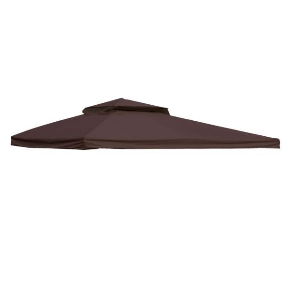 Roof cover for gazebo LEGEND 2,91x3,91m, brown