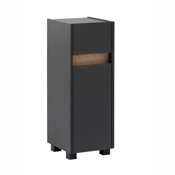 Нижний шкаф в ванную COSMO 30x33xH85см, антрацит