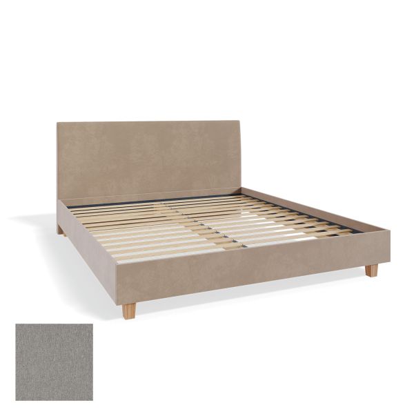 Gulta RED MODULAR FIESTA 160x200cm, pelēks