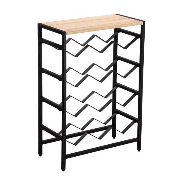 Vīna statīvs HANNES 48x24xH70cm, lauku stila melamīns