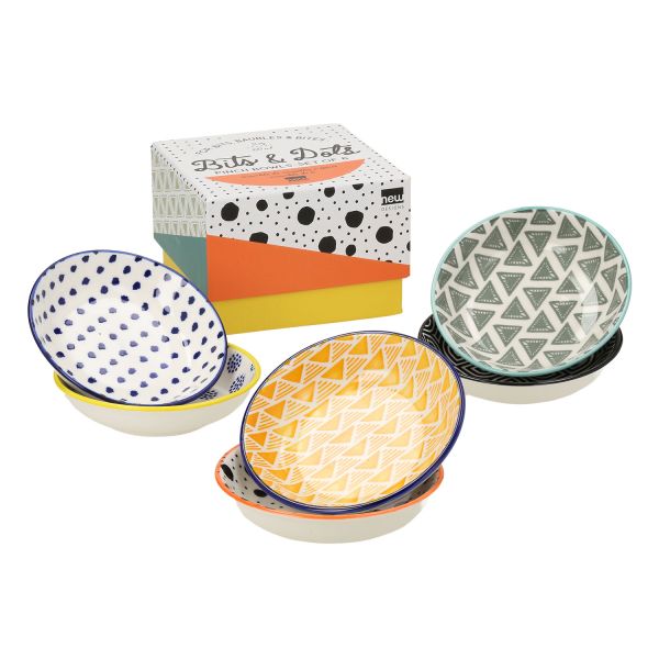 Bowls AIMI 6pcs D9,5xH2cm in a box, mix