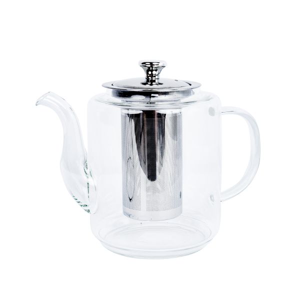 Teapot MANON 1,2L with a sieve, silver