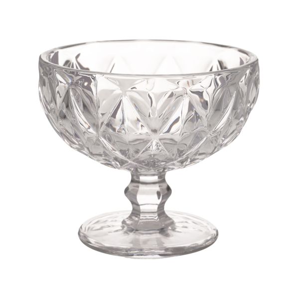 Dessert goblet CORAL, clear