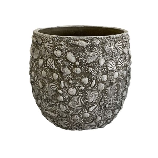 Puķu pods SUNNY SHELL D35.5xH33cm bēšs