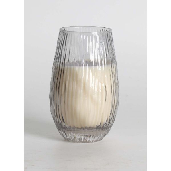 Aromātiskā svece stiklā NATURE GREEN H13,5cm, Northern Forest