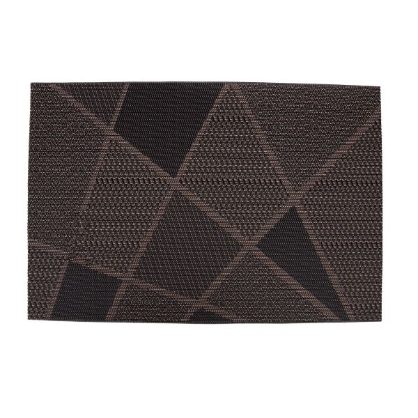 Placemat TEXTILINE 30x45cm, brown square