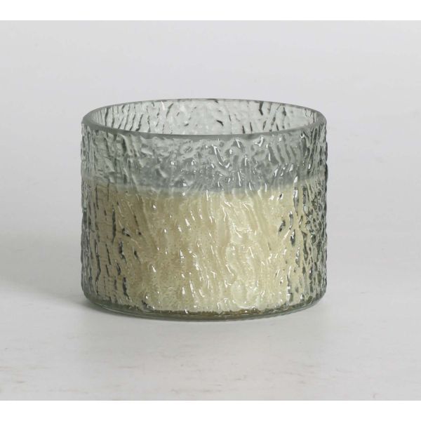 Aromātiskā svece stiklā NATURE GREEN H7,5cm, Evergreen