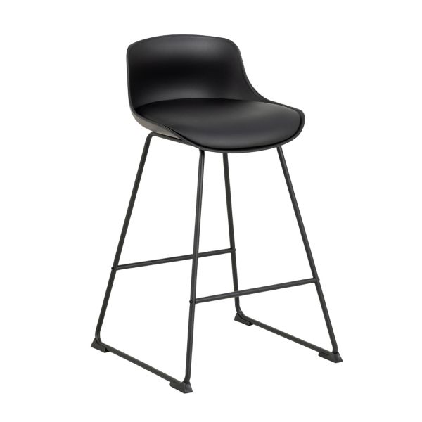 Bāra krēsls TINA melns/melns