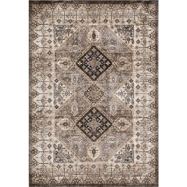 Carpet DARLY-3, 100x150cm, brown/beige
