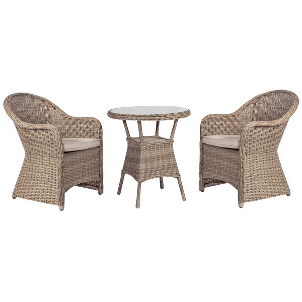 Garden furniture set TOSCANA table and 2 chairs
