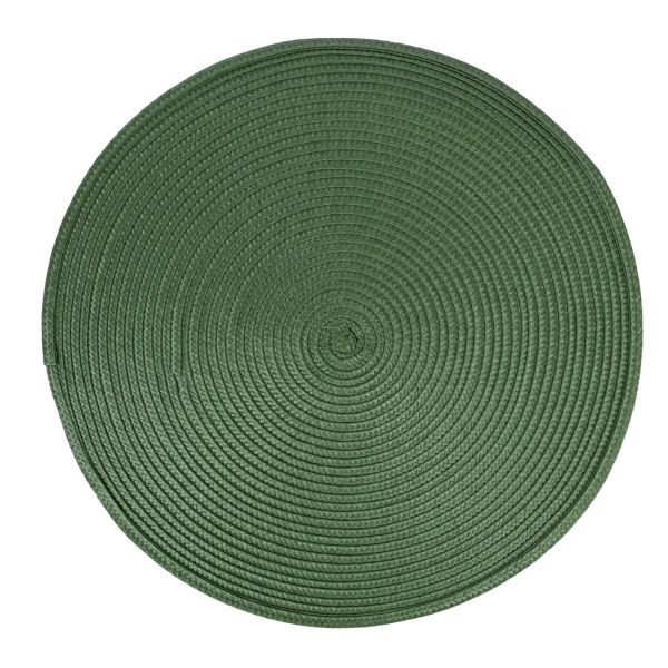 Placemat SELMA D38cm, green