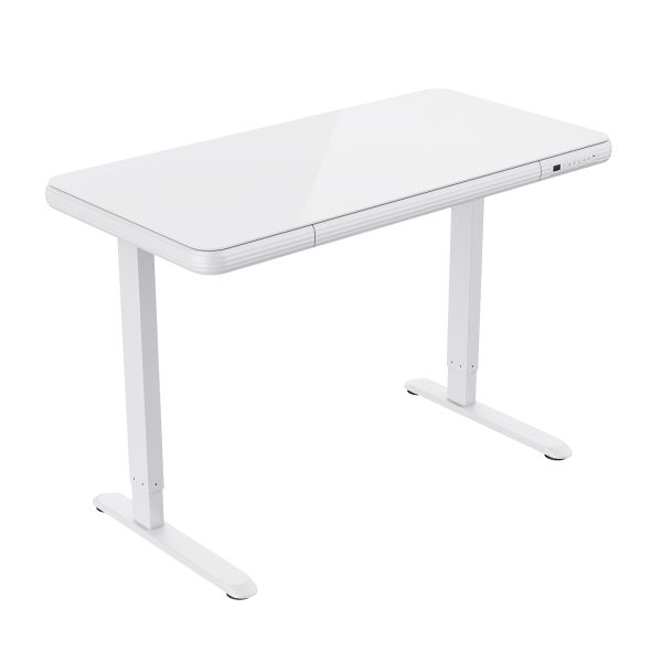 Desk ERGO FIT with 1 motor 122x62xH73,5-118cm, white