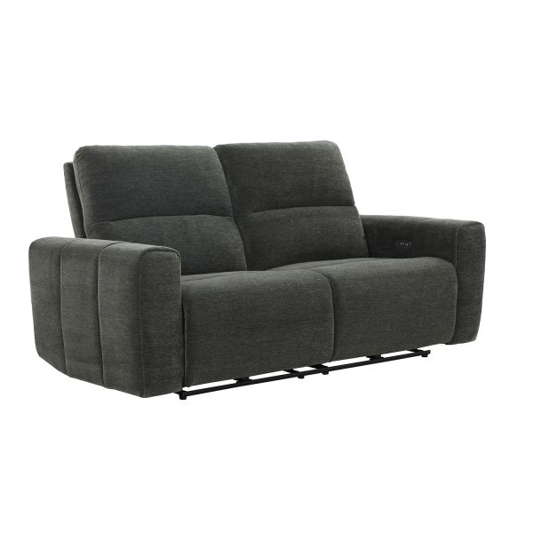 Dīvāns reglaineris MATIAS 3-vietīgs ar elektrisko mehānismu, pelēks