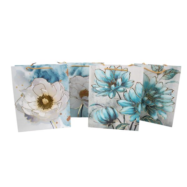 Dāvanu maisiņš VIOLET, 26x32x12cm, mix