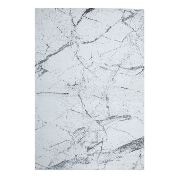 Carpet SANFORD-5, 200x285cm, white/grey