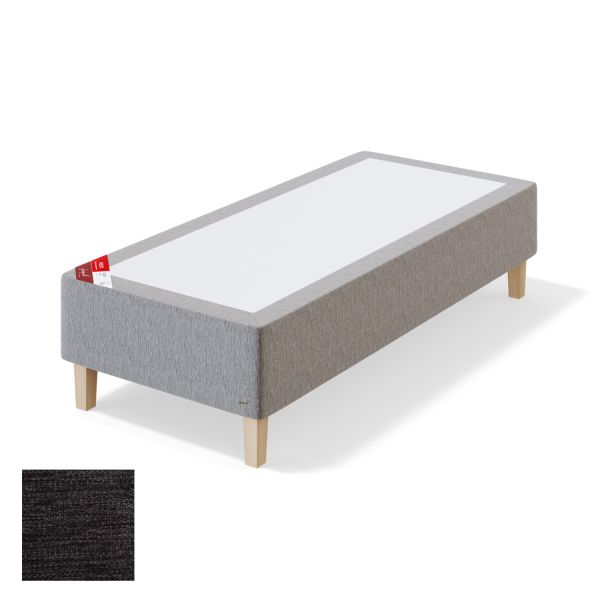 Couch RED POCKET VERANO 90x200cm, firm, dark grey