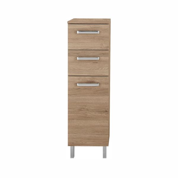 Lower bathroom cabinet 313, 30x33xH100,5cm, oak