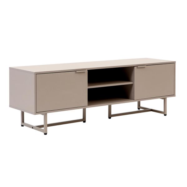 TV table CLARK 150x40xH50cm, taupe