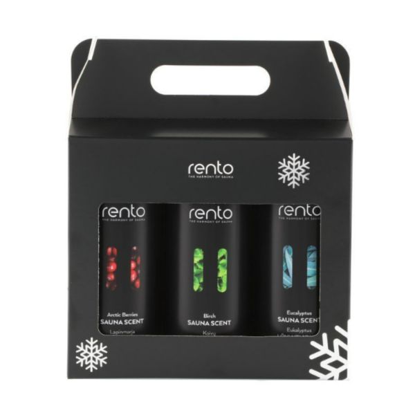 Pirts smaržas dāvanu kastītē RENTO 3x400ml