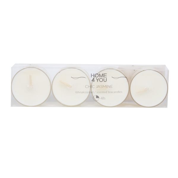 Teacandles 4pcs CHIC JASMINE