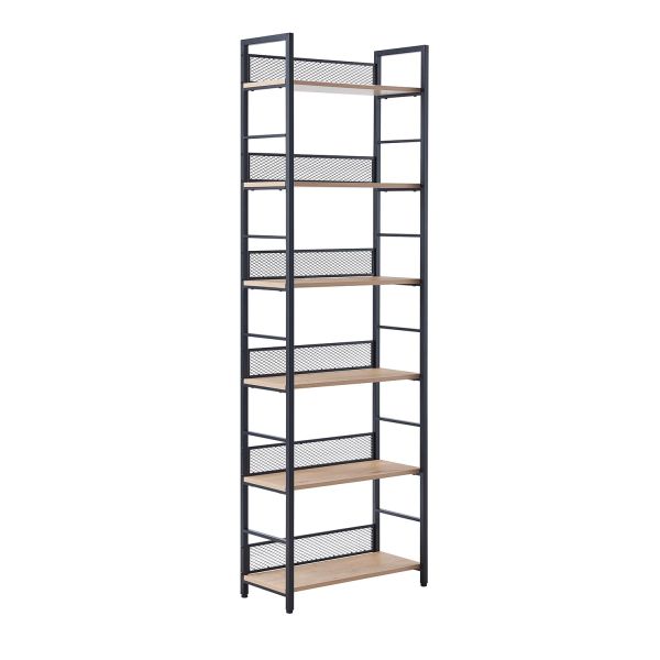 Plaukts HECTOR 60x28xH187cm, osis/melns