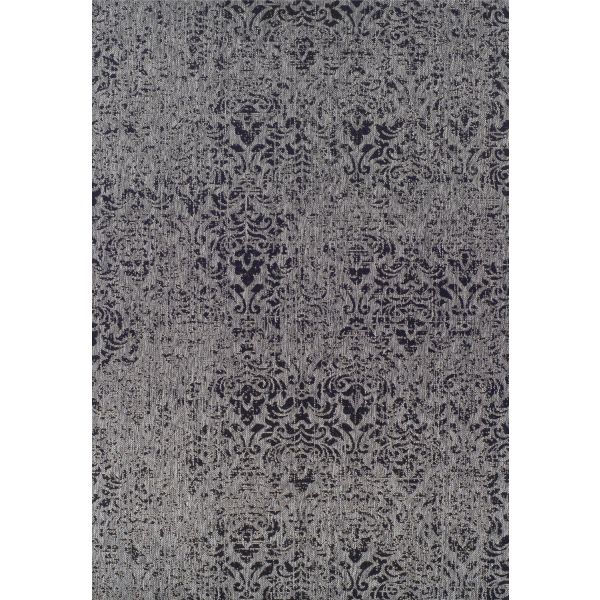 Kājslauķis DAWN FOAM DOOR-8 50x80cm, melna/pelēks